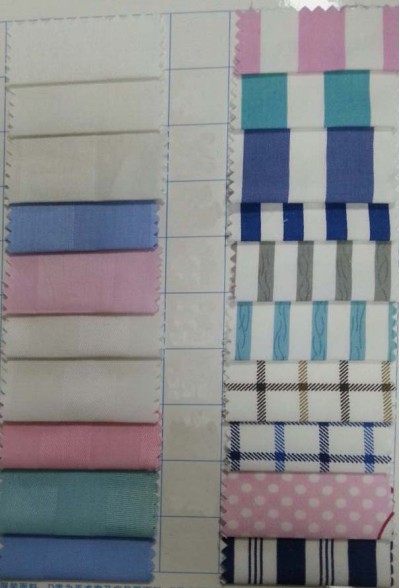 SX- YLF 全棉緞條C40*40/140*110 滌棉細斜 T/C32*32/130*70  全棉紗卡C21*21/108*58 耐漂白水 耐氯漂 制服 Anti bleaching bleaching resistant 後面照